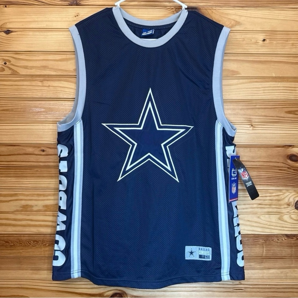NFL Dallas Cowboys Star Logo tank top jersey Large NEW